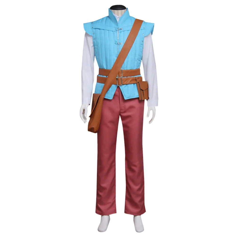 Prince Flynn Rider Blue Cosplay Costume